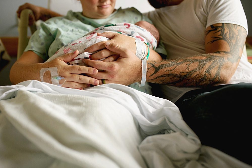 newborn hospital photography toledo ohio