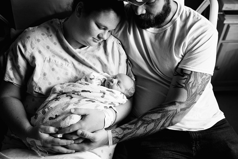 Newborn Hospital Photography Toledo Ohio 