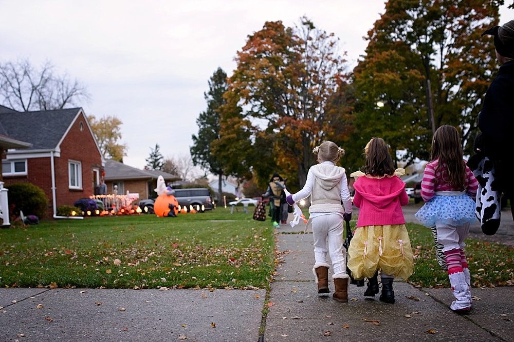 kids trick or treating