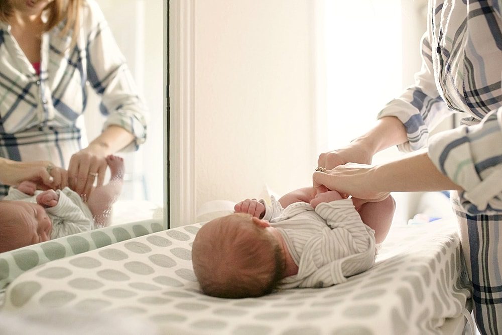 Newborn Photo Session At Home Toledo Ohio