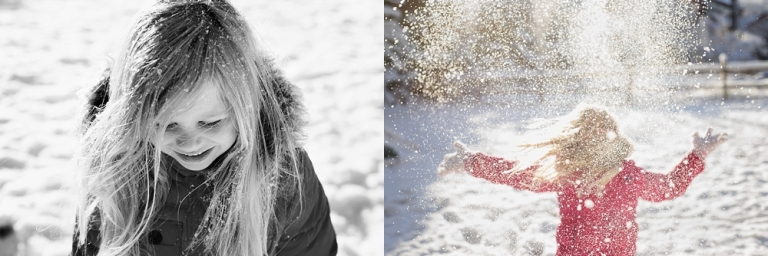 snow photography; 3 Free Places take kids Toledo