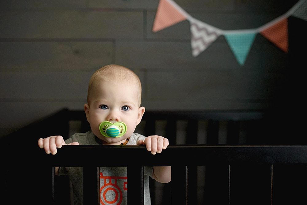 Different Photography Angles baby in crib photo by Cynthia Dawson Photography 