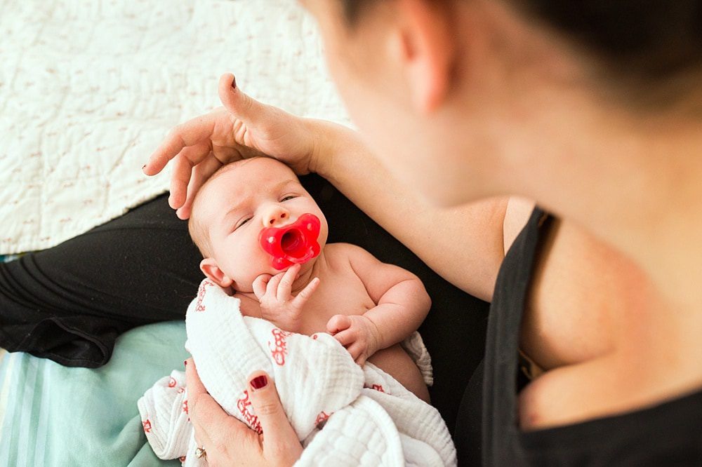 newborn photography toledo mother and baby photo by Cynthia Dawson Photography