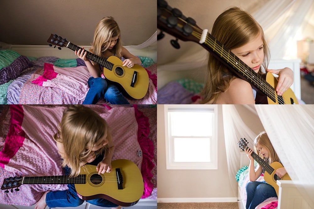 Different Photography Angles girl playing guitar photo by Cynthia Dawson Photography 