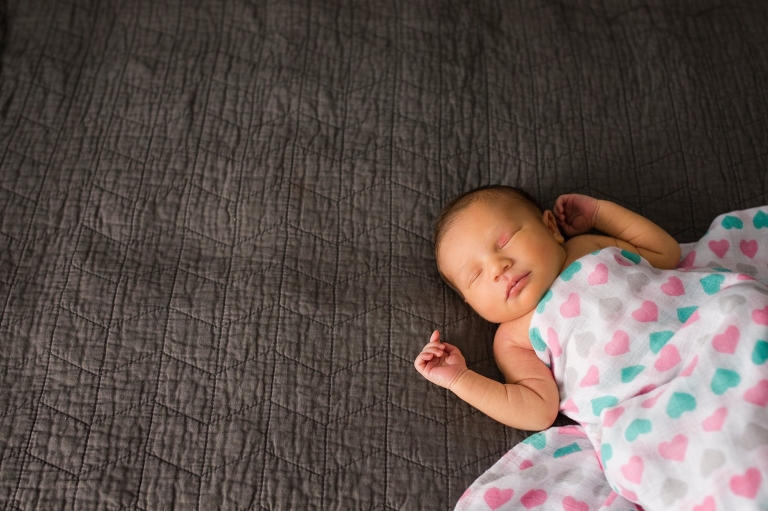 Toledo Newborn Photographer Reviews newborn sleeping photo by Cynthia Dawson Photography 