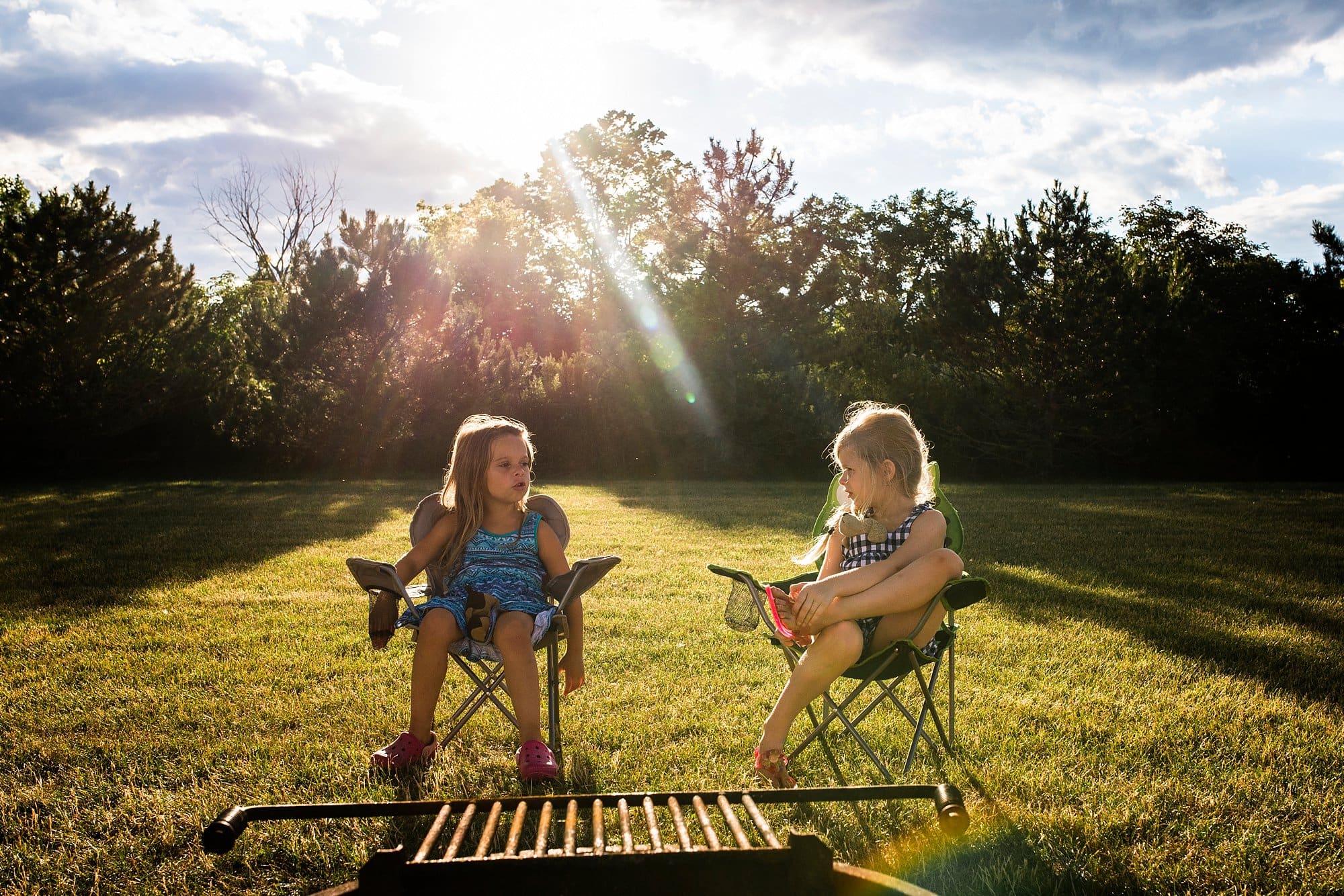 Toledo Ohio Lifestyle Photographer girl camping photo by Cynthia Dawson Photography