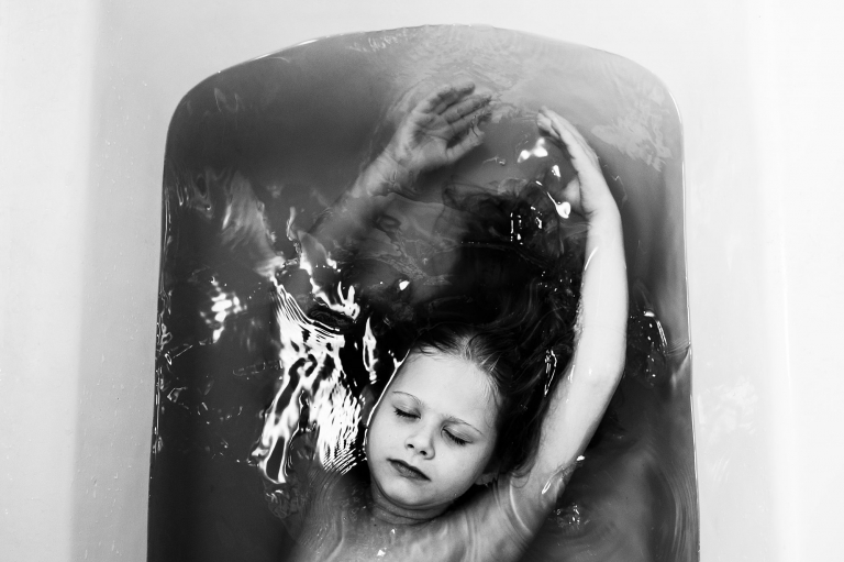 Northwest Ohio Lifestyle Photographer girl in water photo by Cynthia Dawson photography