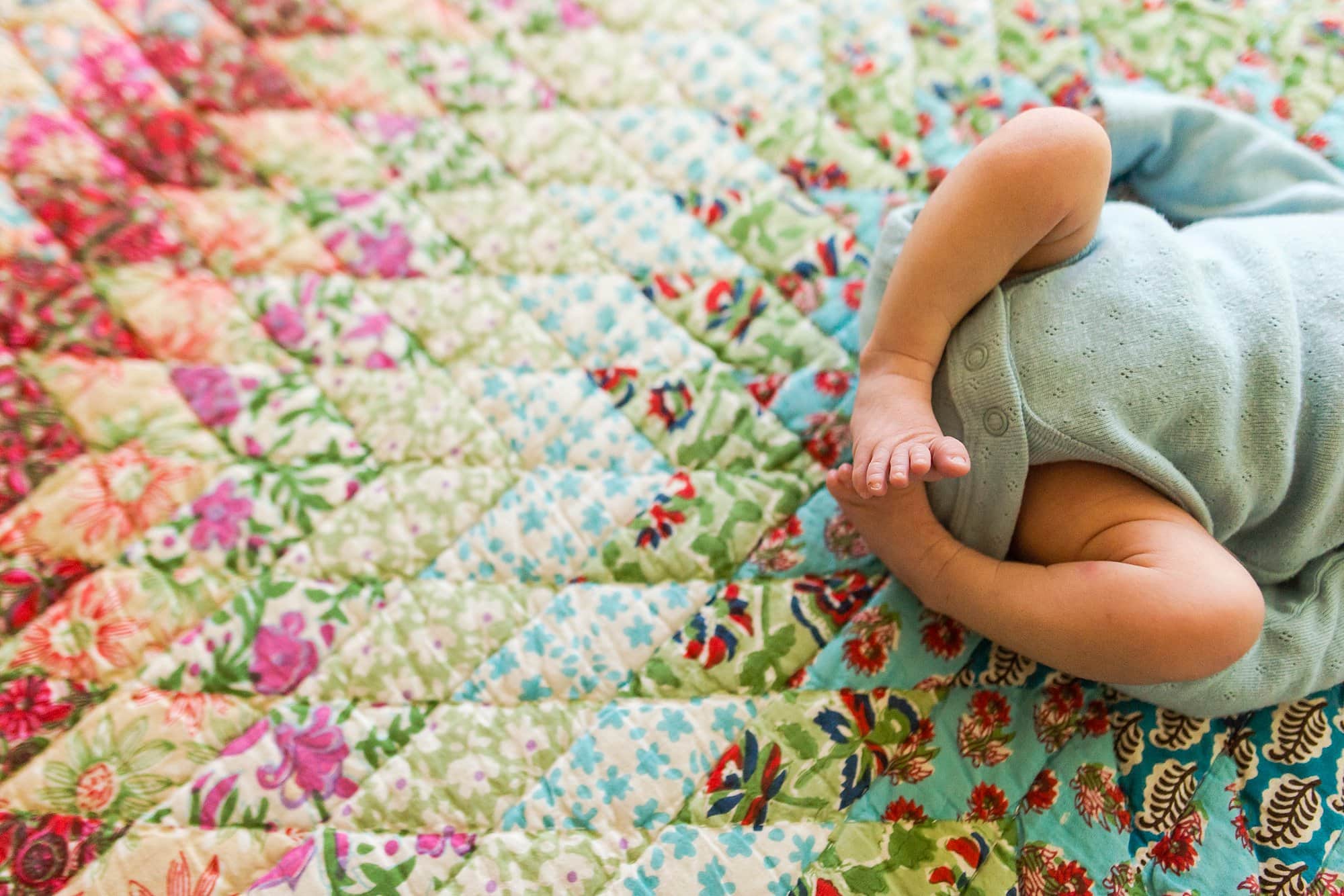 Toledo Ohio Newborn Lifestyle Photography newborn girl feet photo by Cynthia Dawson Photography