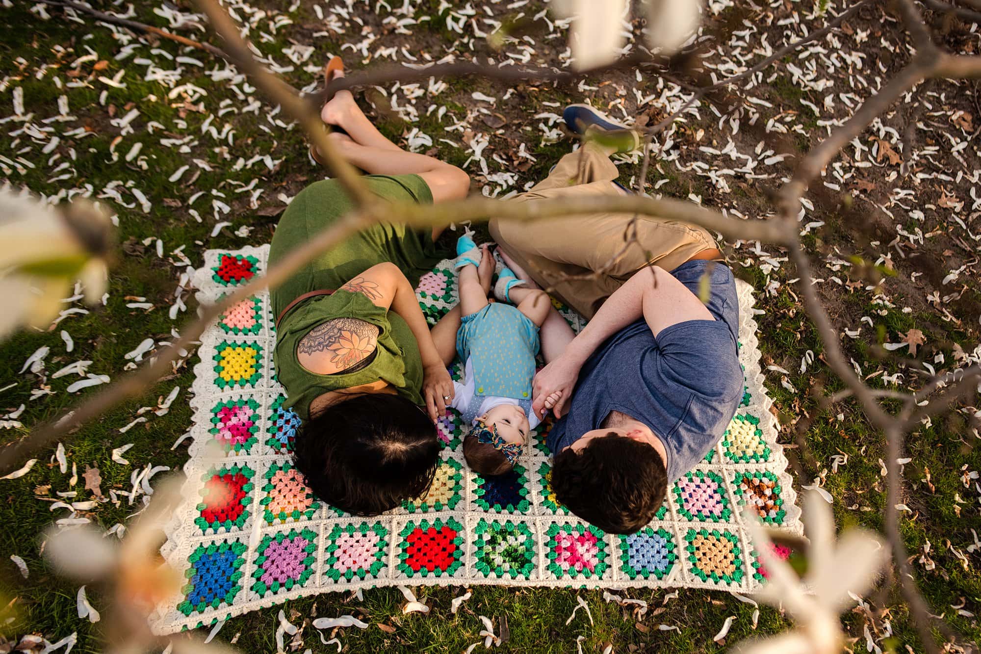 Toledo Lifestyle Family Photographer family of three photo by cynthia dawson photography