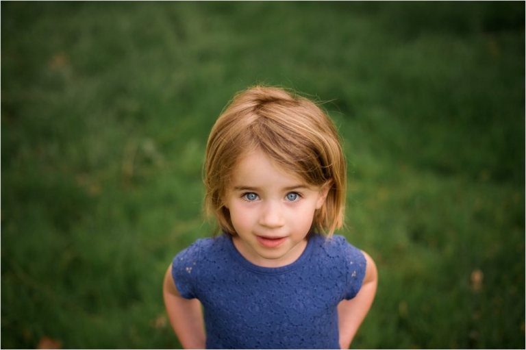 Northwest Ohio Family Lifestyle Photographer portrait of a little girl photo by Cynthia Dawson Photography