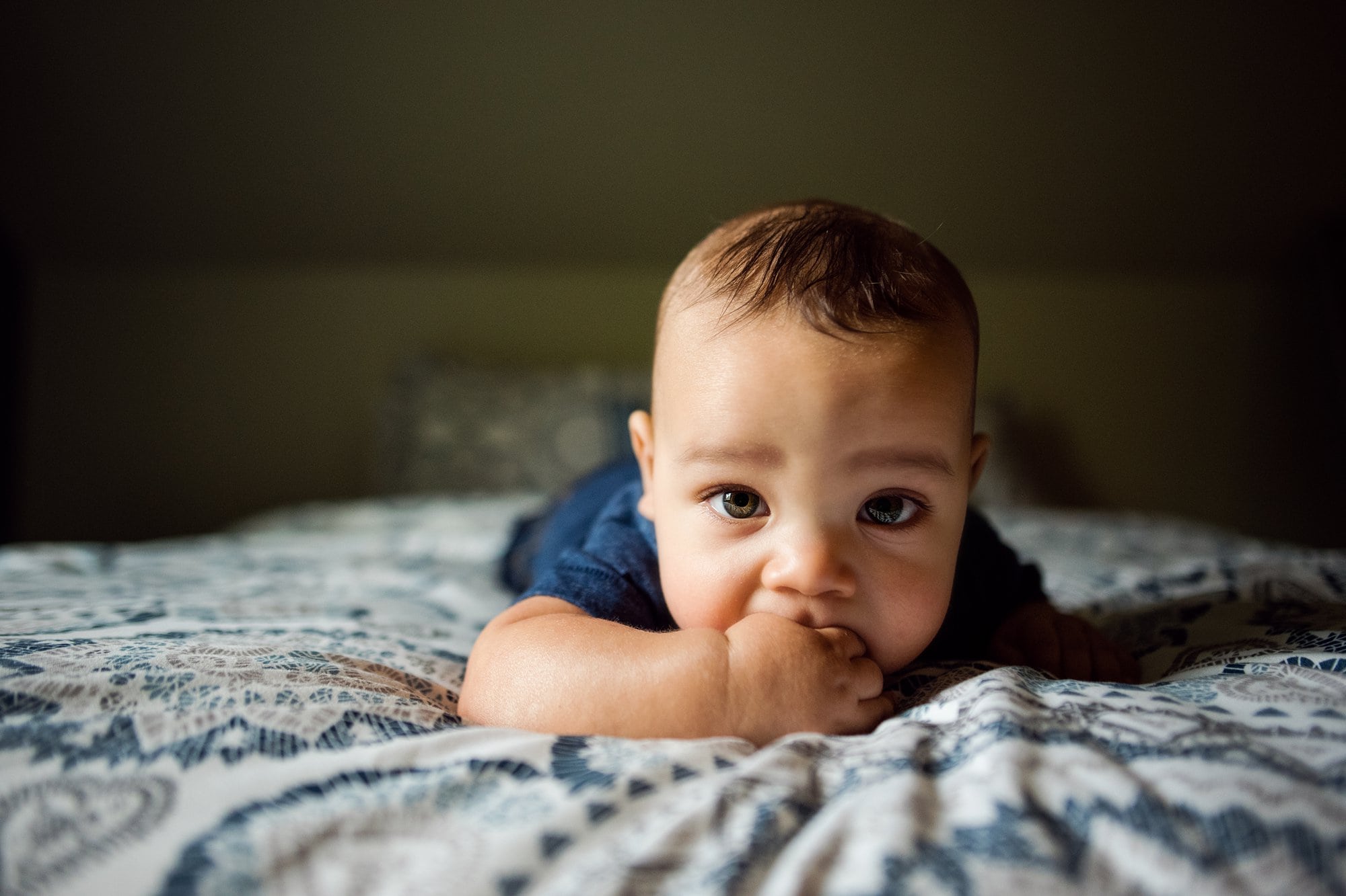 Toledo Baby Photographer closeup of baby photo by Cynthia Dawson Photography