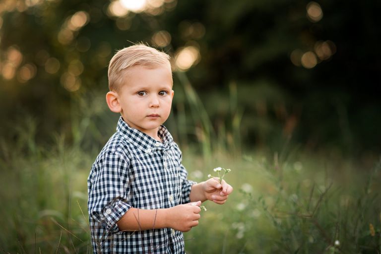 Toledo Family Photographer portrait of young toddler photo by cynthia dawson photography