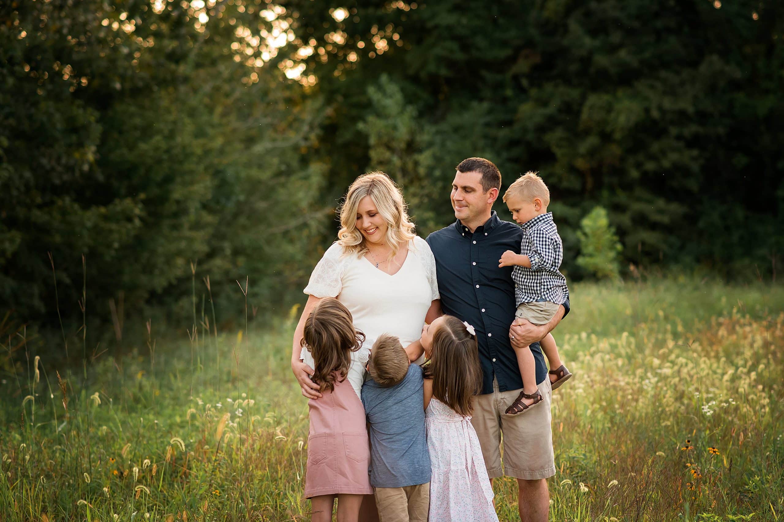 Toledo Family Photographer family of six photo by cynthia dawson photography