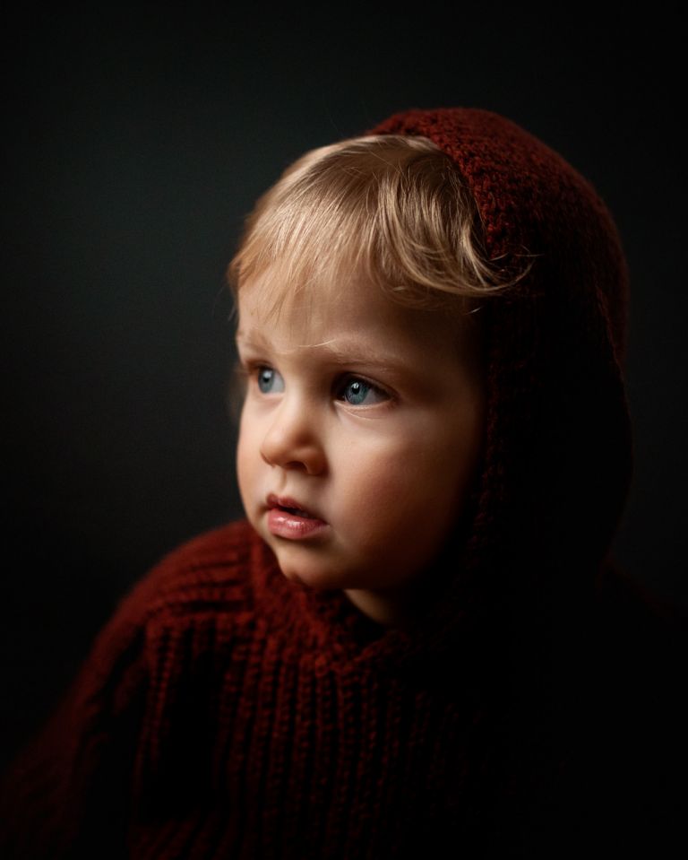 Family Photographer in Northwest Ohio toddler portrait 