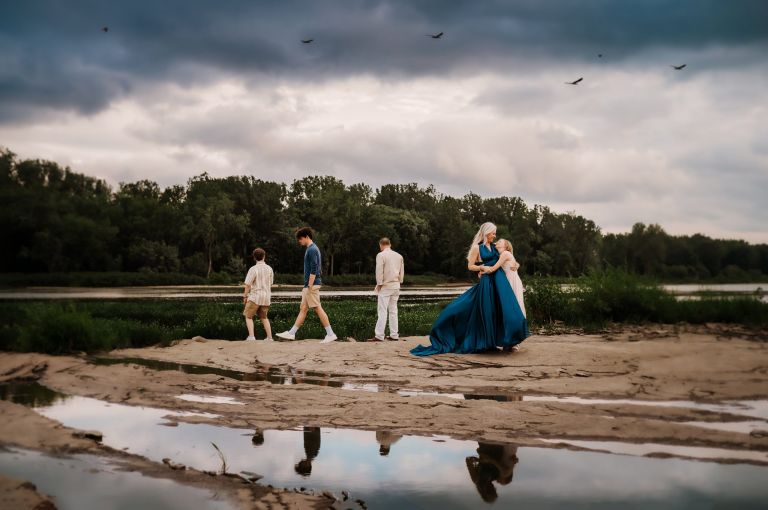 family photography at maumee river