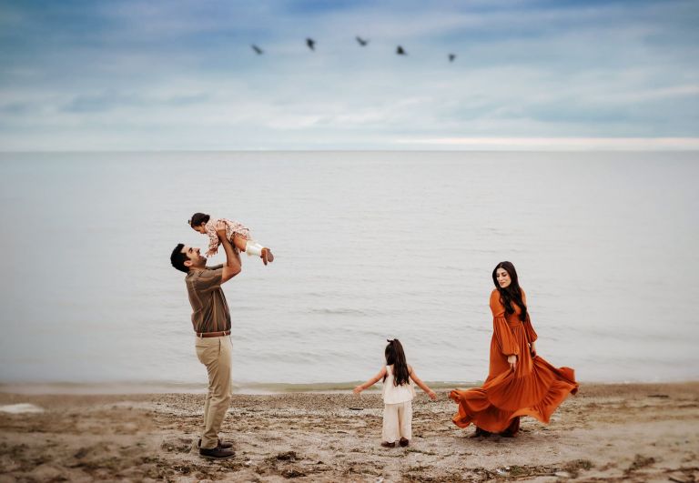 family photo sessions at maumee bay state park