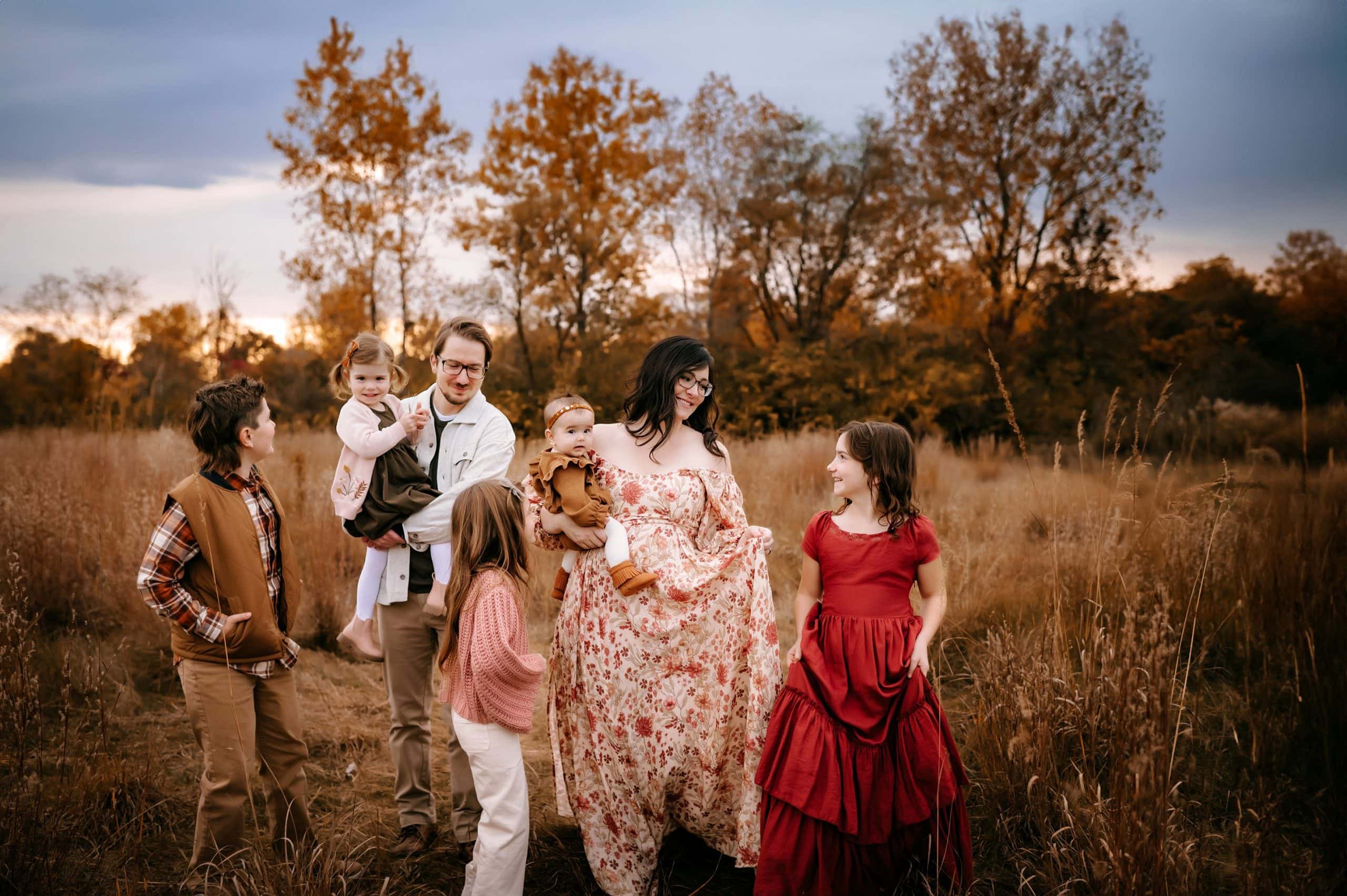fall family photos toledo ohio