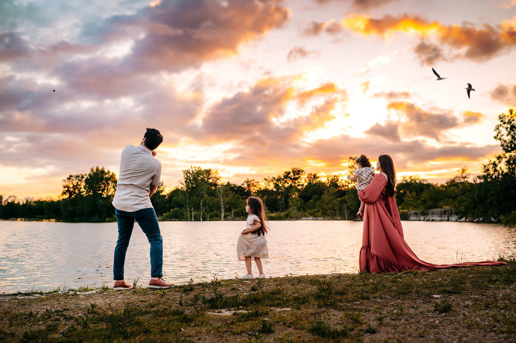 Sunset Family Photography Toledo