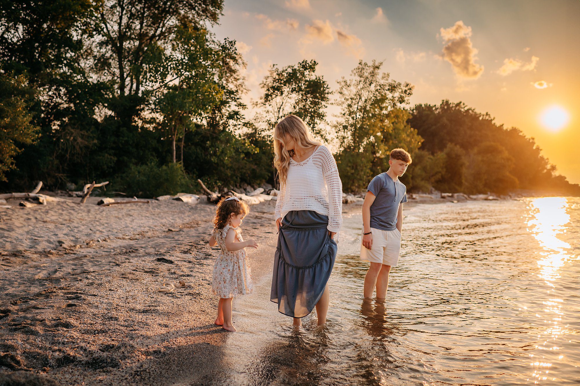 family photos at maumee bay state park
