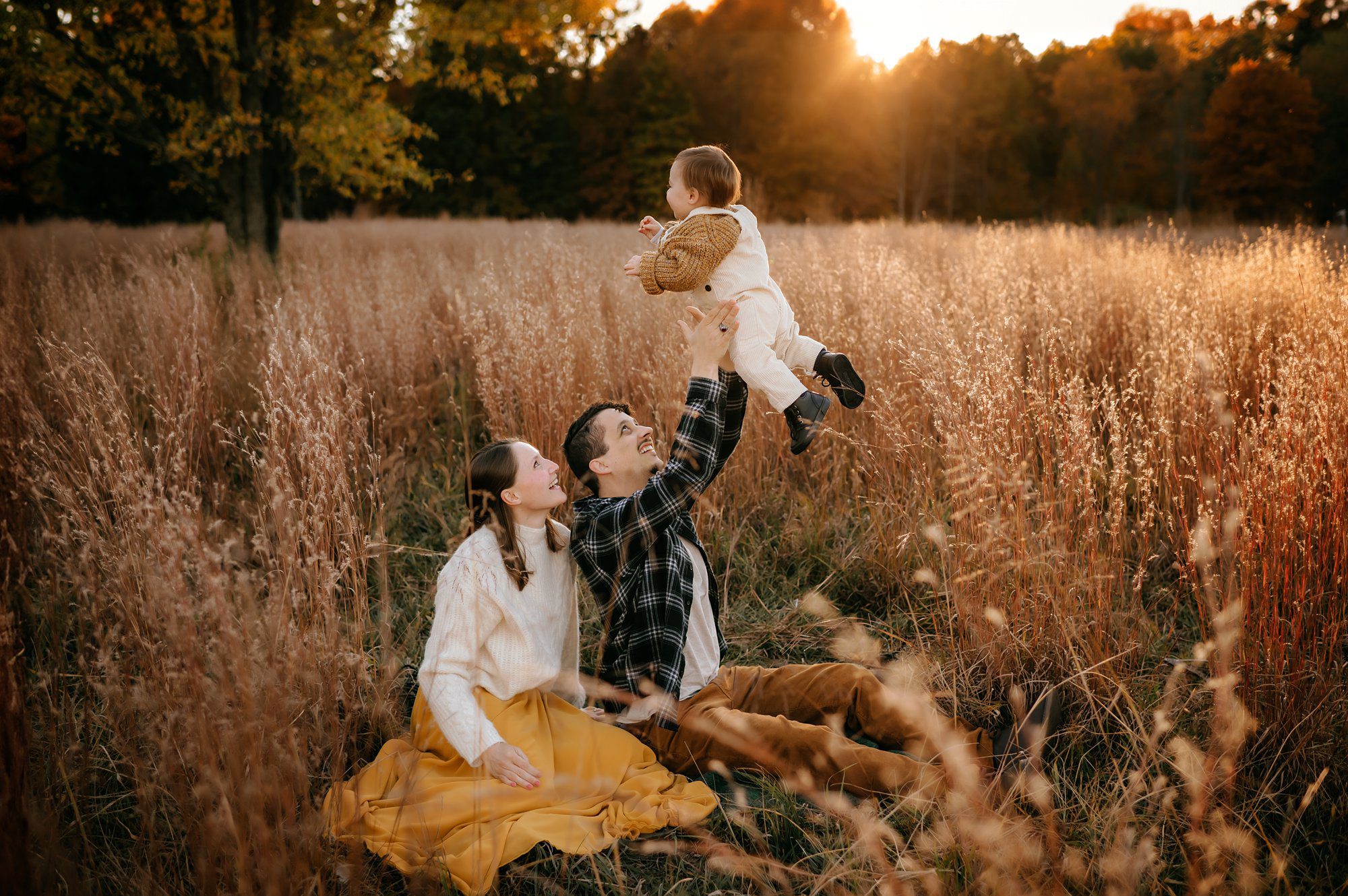 Fall Family Photos at Oak Openings in Ohio