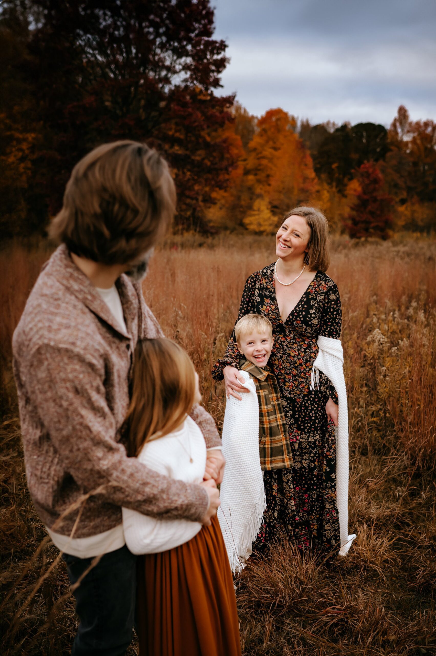 Fall Family Photos at Oak Openings in Ohio